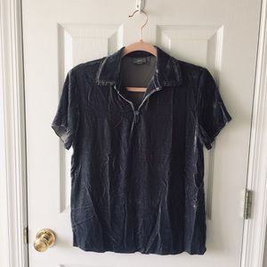 J. Jill Velvet Collared Top